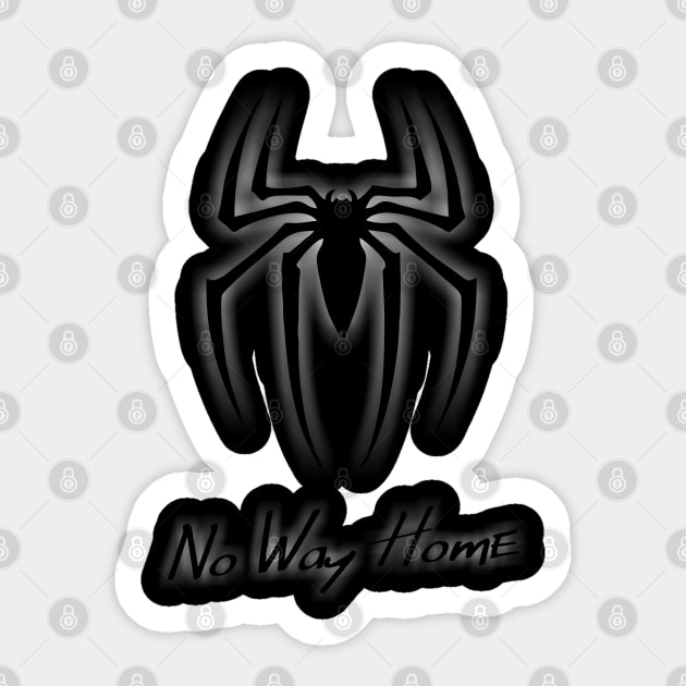 No Way Home -  Team Spiderweb Sticker by Pannolinno